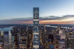 432 Park Avenue illuminated. image by DBOX for CIM Group/Macklowe Properties