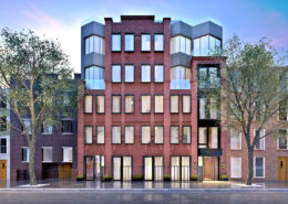 120 Java Street at dusk, rendering courtesy SL Development