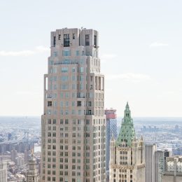 30 Park Place from the 125 Greenwich Sales Gallery 1WTC, image by Andrew Campbell Nelson