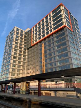 Completed view of 22 South West from the Metro-North Mount Vernon West train station