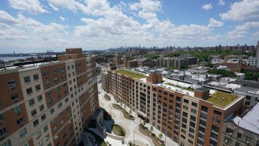 Rooftop view of Crossroads Plaza - Photo Courtesy of Douglaston Development