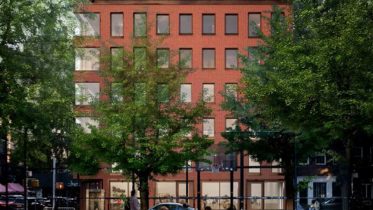 View of 182-186 Spring Street looking south from Vesuvio Playground – Selldorf Architects