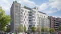 Street view of Rheingold Senior Residences - Renderings by Nightnurse Images courtesy of Magnusson Architecture and Planning