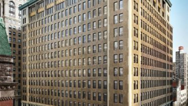 Rendering of 295 Fifth Avenue with its new rooftop penthouse