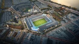 Rendering of Willets Point stadium, via willetspointqueens.com