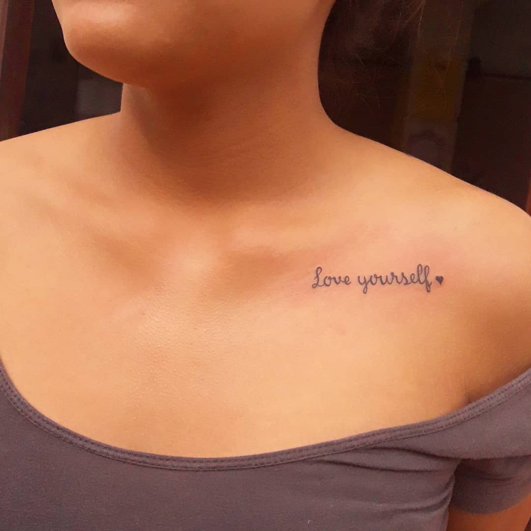 Buy Love Yourself First Temporary Tattoo  Love Tattoo  Love and Online in  India  Etsy