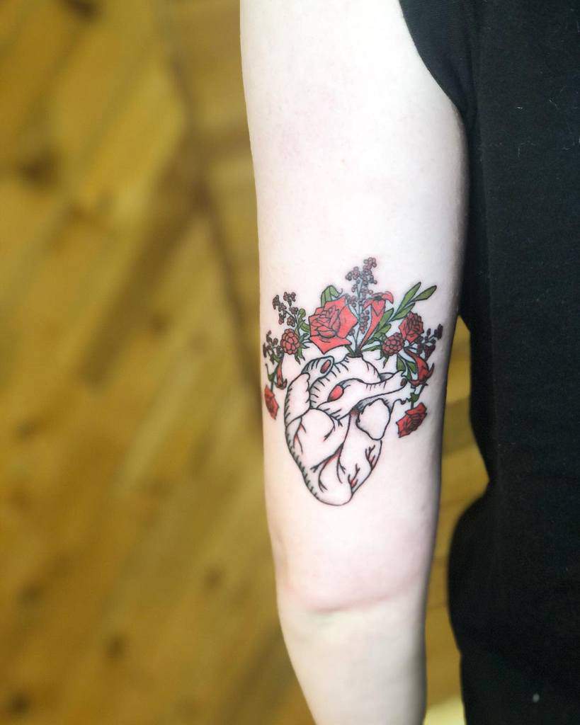 Small Heart Arm Tattoos Lily Ink