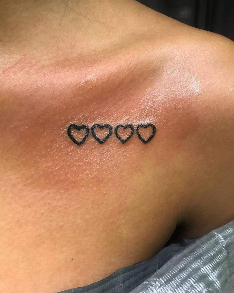 Small Heart Shoulder Tattoos Alil Artz