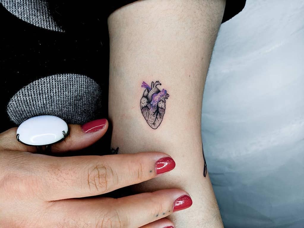 Small Heart Shoulder Tattoos Murilocaldastattoo