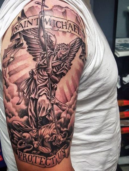 Top 73 St Michael Tattoo Ideas 2021 Inspiration Guide