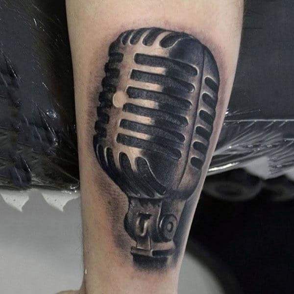 7 Celebrity Microphone Tattoos  Steal Her Style