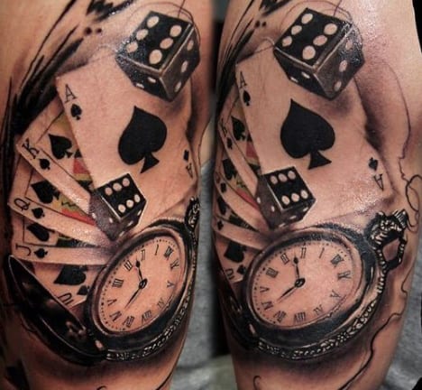 Guys Tattoos Dice