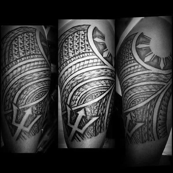 Incredible Filipino Sun Tattoos For Men