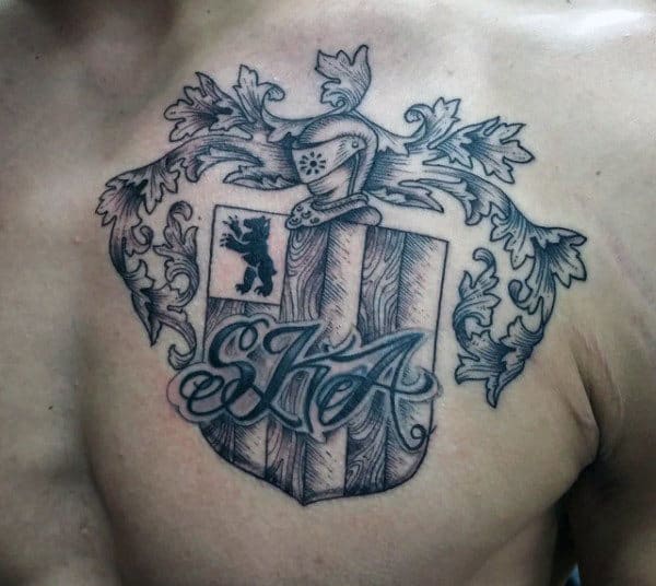 Irish Family Crest Tattoos