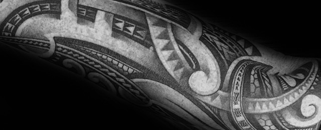 40 Polynesian Forearm Tattoo Designs for Men