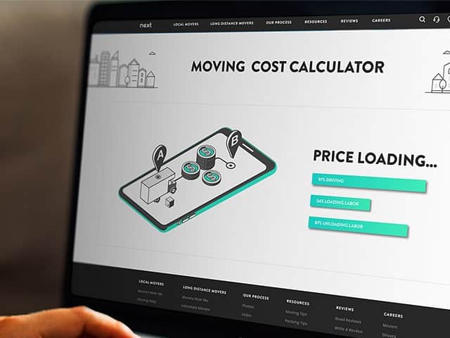 Next Moving Cost Calculator Application.