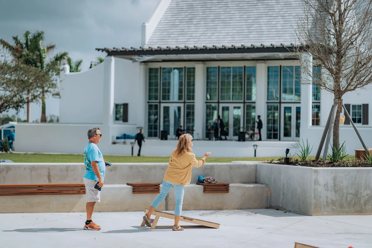 Cornhole at Downtown Wellen featured at 11410 Myakka Blue Dr, Venice, FL 34293