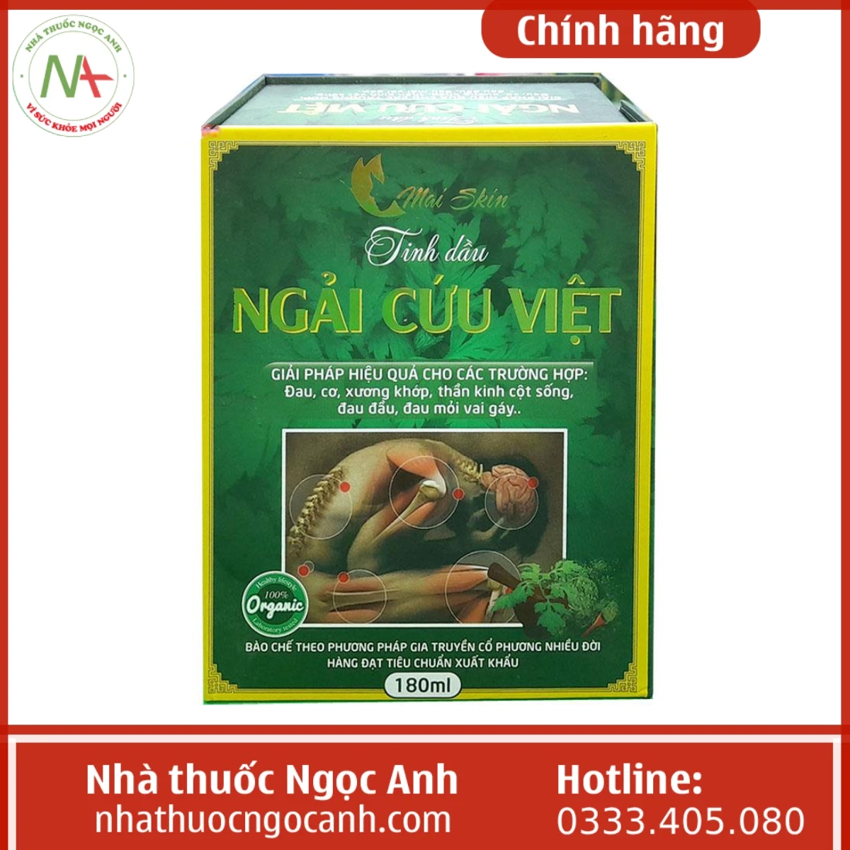 Tinh dầu ngải cứu Việt 180ml