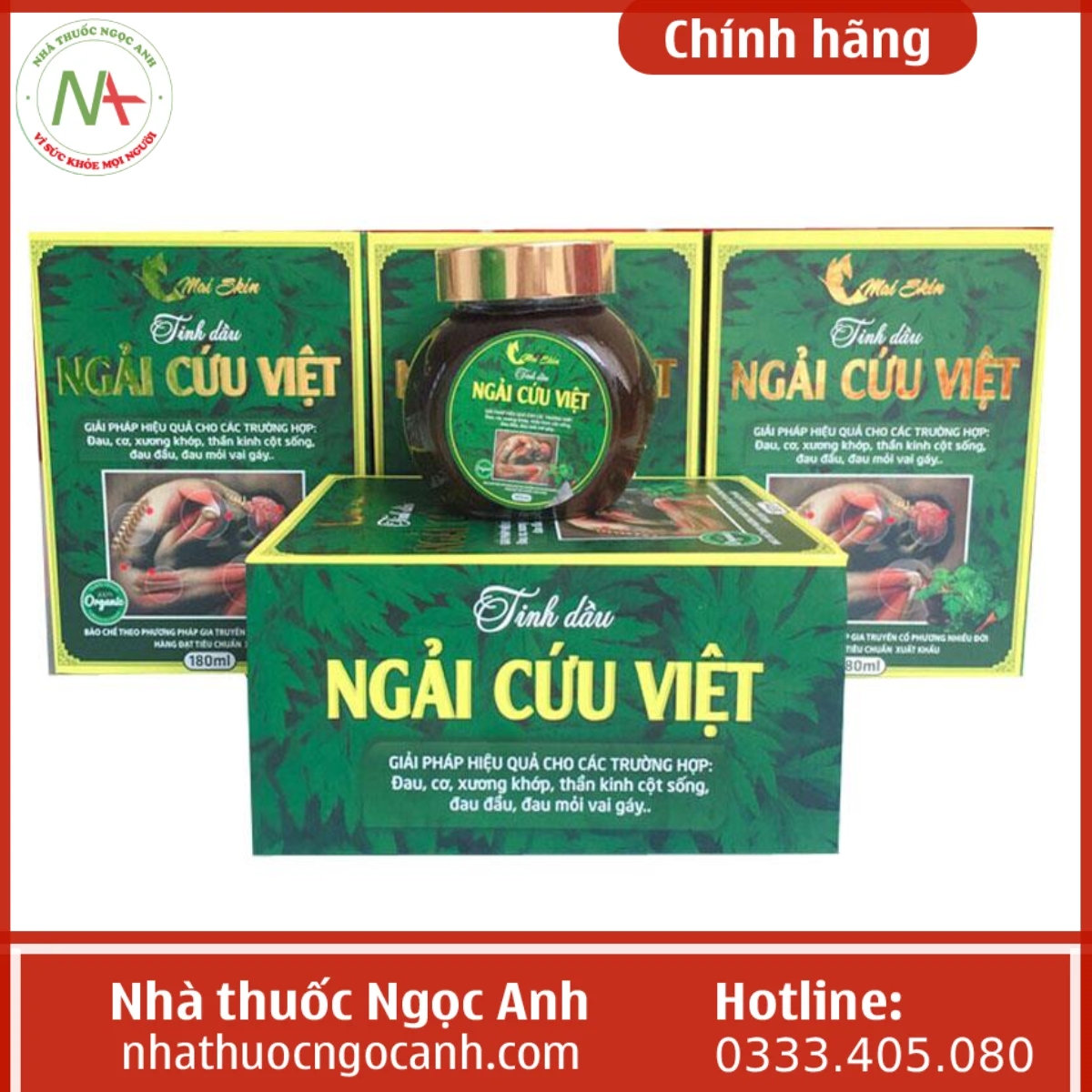 Tinh dầu ngải cứu Việt 180ml