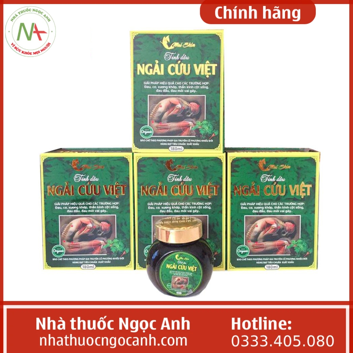 Tinh dầu ngải cứu Việt 180ml