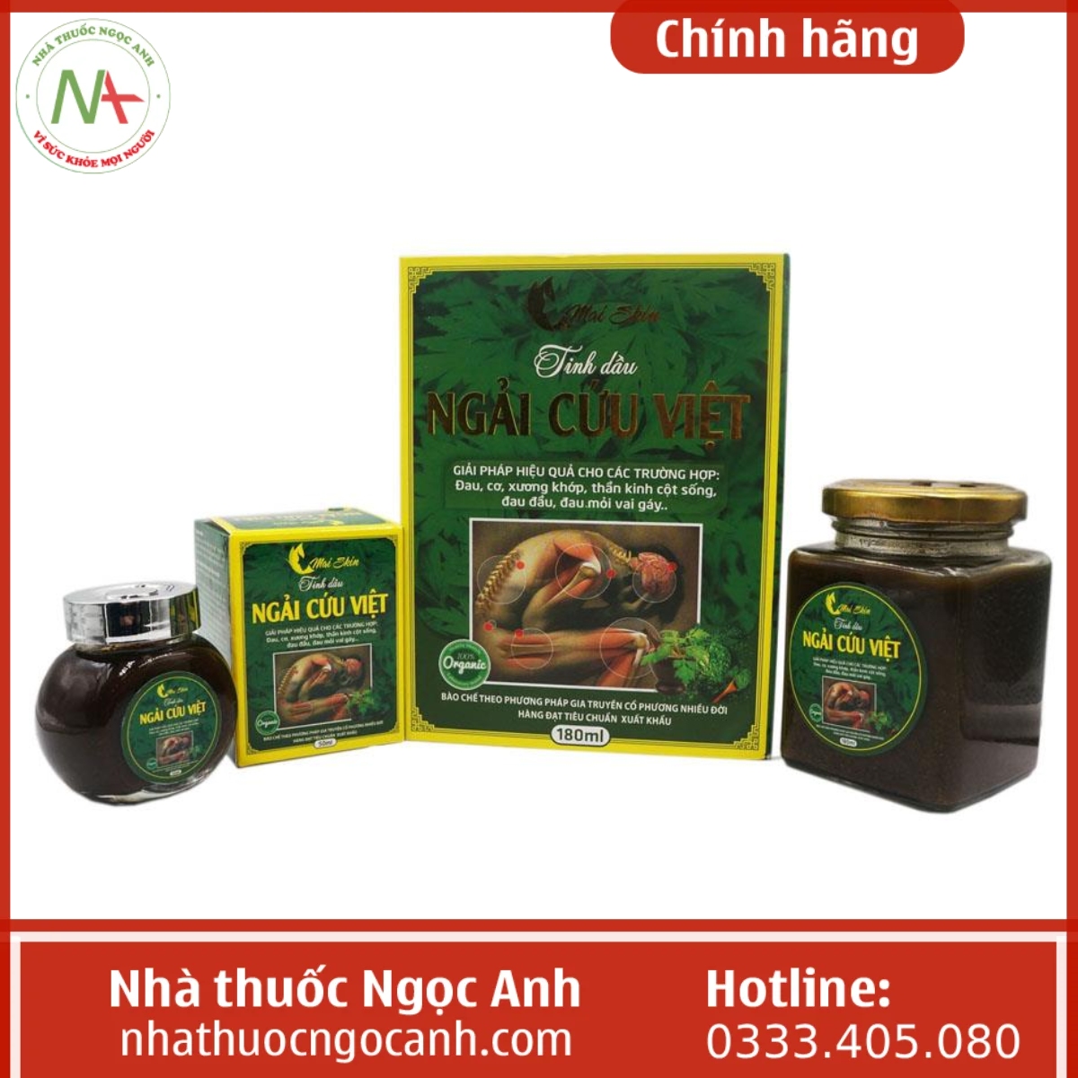 Tinh dầu ngải cứu Việt 180ml