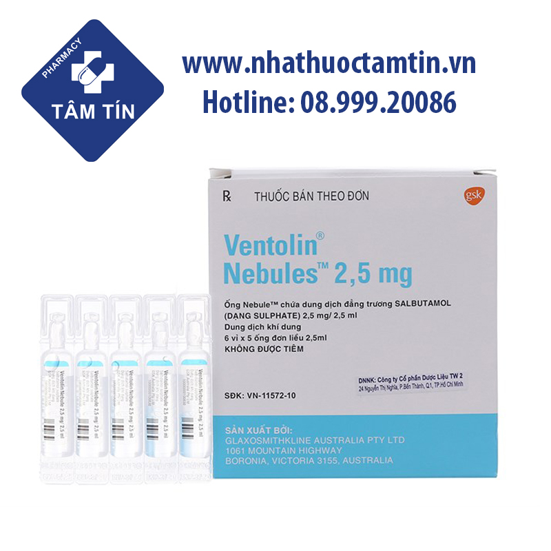 Ventolin Nebules 2,5mg