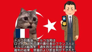 【猫ミーム】【国際法⑫】裁判の管轄権はどこにある？【ローチュス号事件】