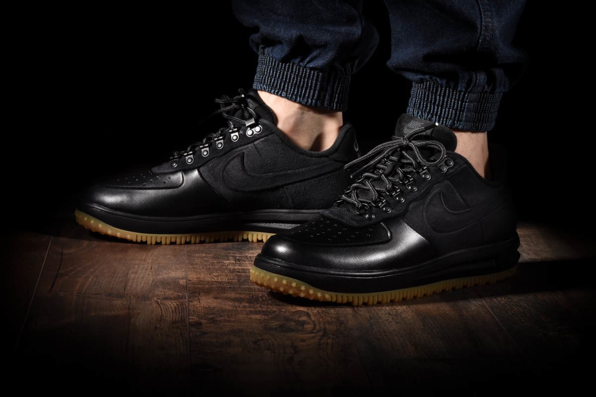 NIKE LUNAR FORCE 1 DUCKBOOT LOW BLACK