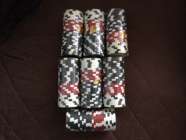 7 sleeves of poker chips, unopened