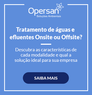 Tratamento de águas efluentes OnSite ou OffSite