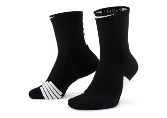 NIKE ELITE MID ANKLE SOCKS BLACK