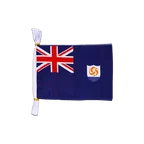 Anguilla Flag Bunting 6x9", 3 m