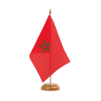 Morocco Table Flag 6x9", wooden