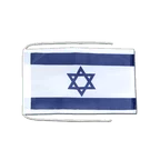 Israel Flag with ropes 8x12"