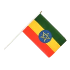 Ethiopia with star Hand Waving Flag 12x18"