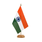 India Table Flag 6x9", wooden