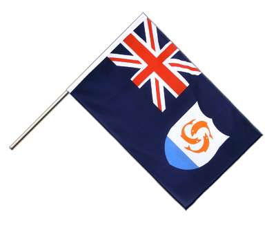 Anguilla - Hand Waving Flag ECO 2x3 ft