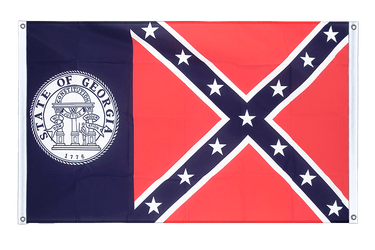 Georgia old Banner Flag 3x5 ft, landscape