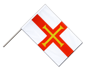 Guernsey Hand Waving Flag ECO 2x3 ft