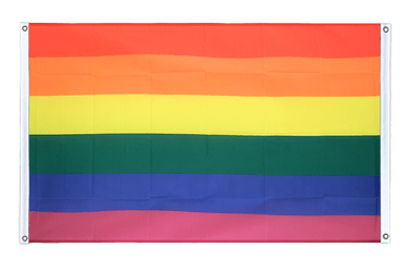 Rainbow Banner Flag 3x5 ft, landscape