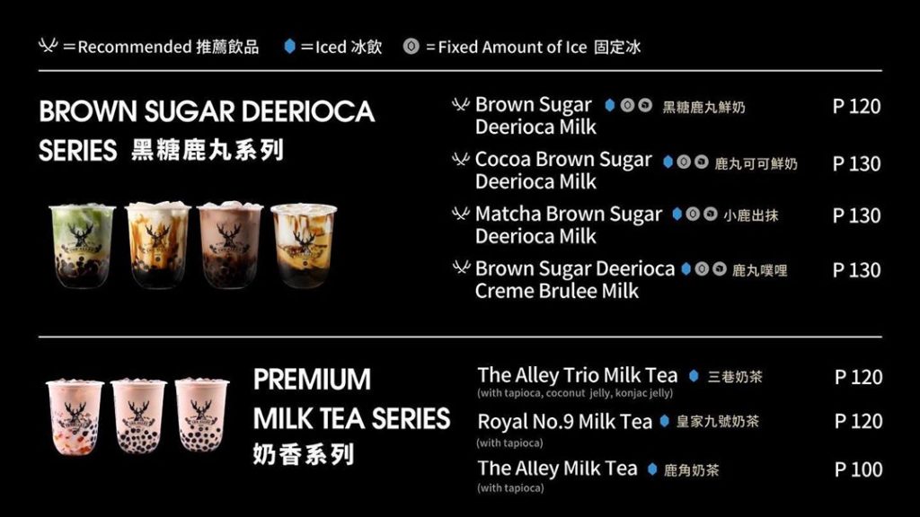 Milk Tea Flavors List