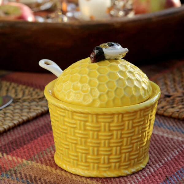 Honey Bee Honey/Sugar Pot