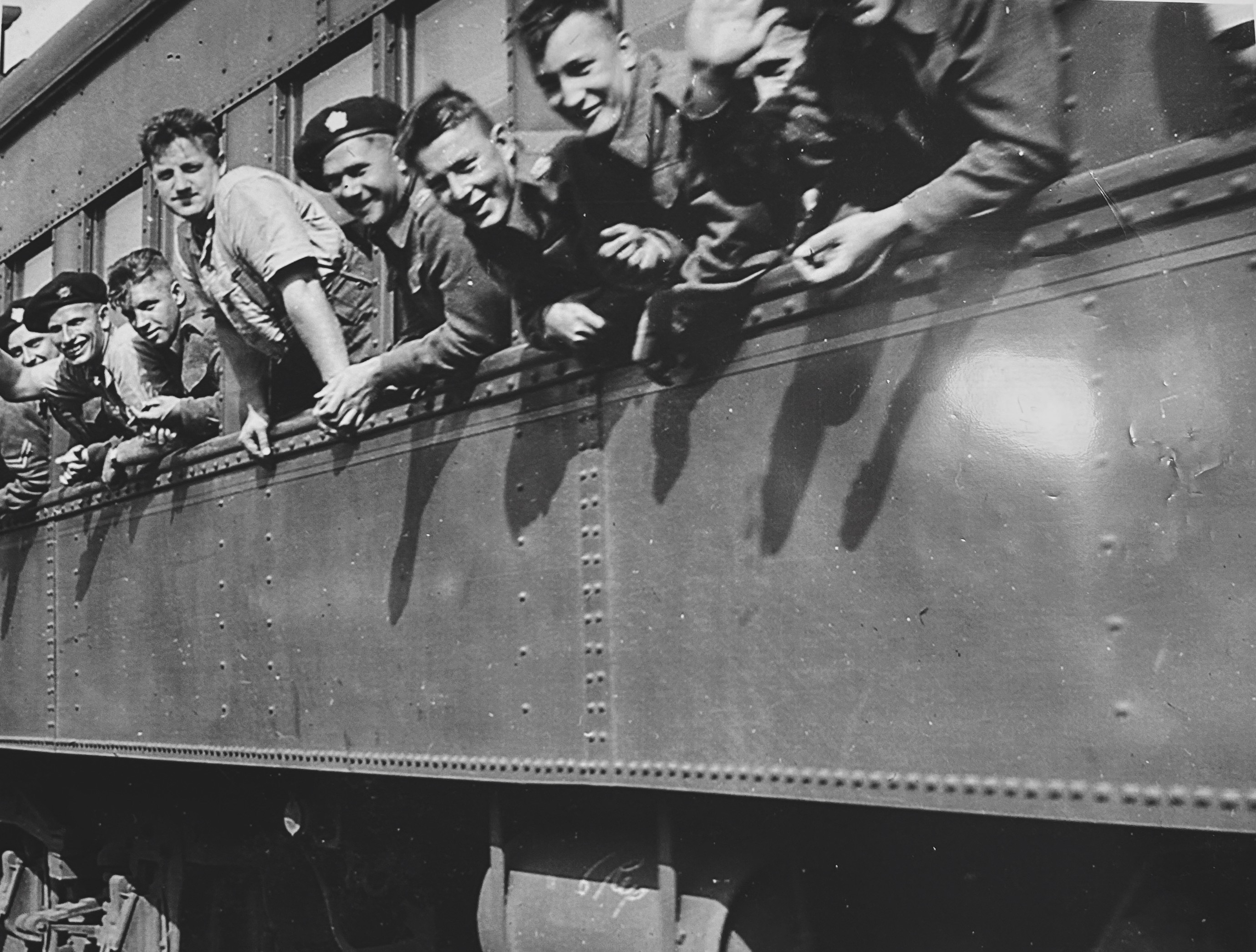 Soldiers from Red Rock PoW Camp