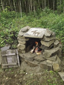 Everything tastes better when cooked outdoors on a stone oven. | KATHY TOIVONEN