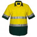 Hi Vis yellow green short sleeve shirt