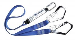 Double Webbing Lanyard With Shock Absorber