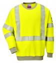 Flame Resistant Anti-Static Hi-Vis Sweatshirt