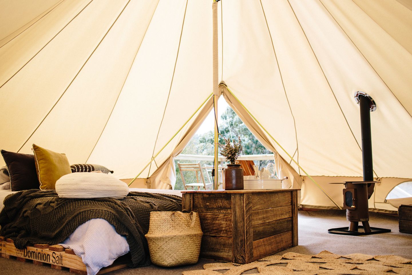 Glamping tent