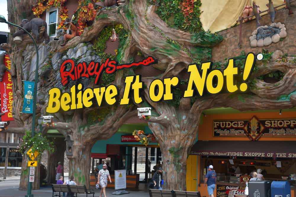 ripley's attractions in gatlinburg- believe it or not odditorium