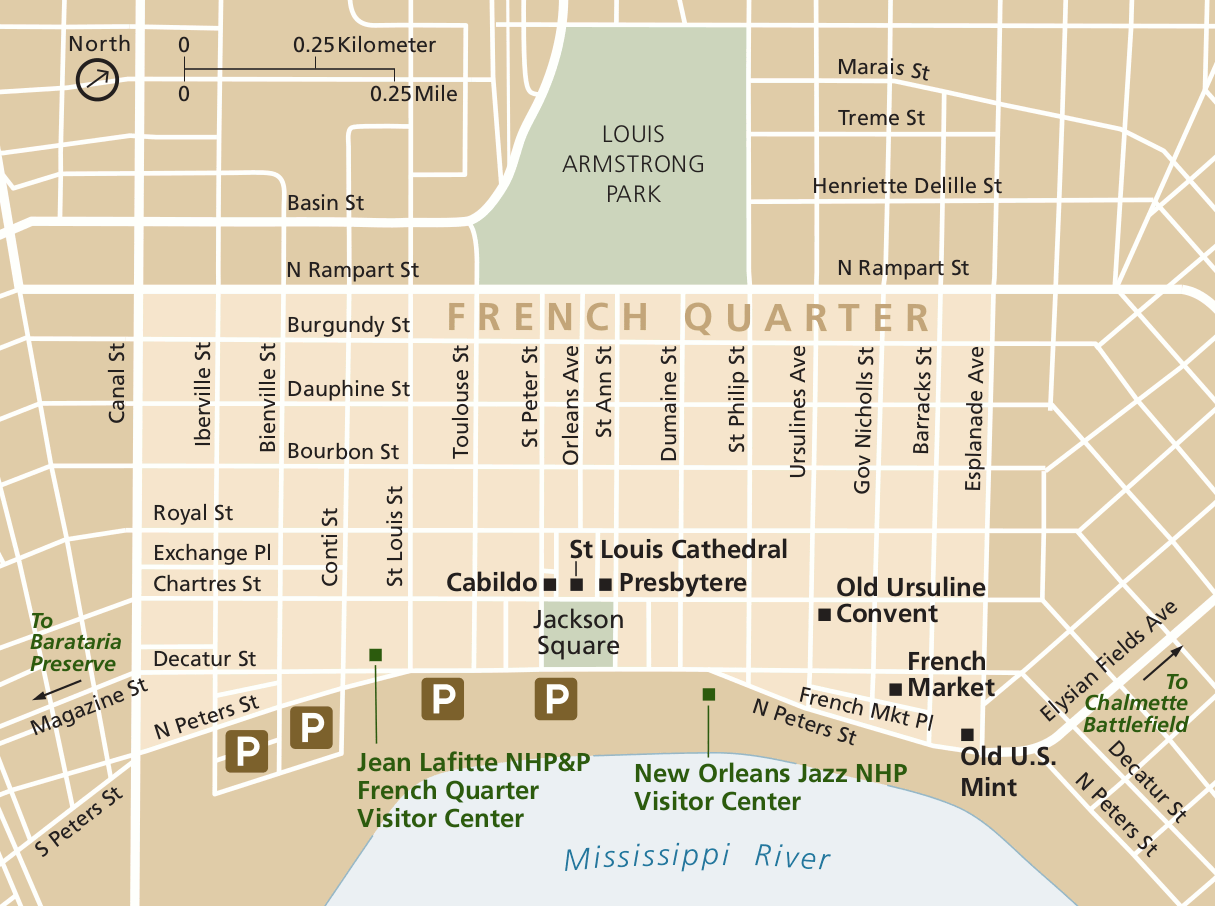 Printable Map Of New Orleans French Quarter